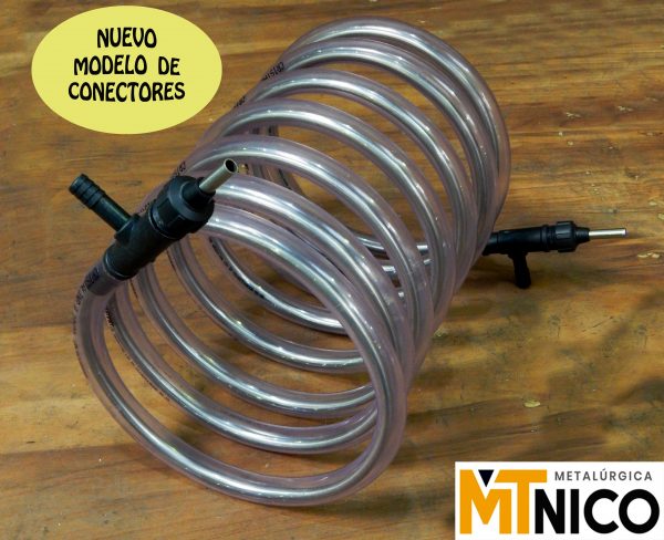 Enfriador Contracorriente Cerveza Artesanal Acero Inoxidable
