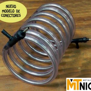 Enfriador Contracorriente Cerveza Artesanal Acero Inoxidable