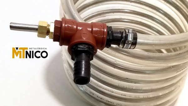 Enfriador Contracorriente Acero Inoxidable 2 Etapas 12 Mts - Imagen 2
