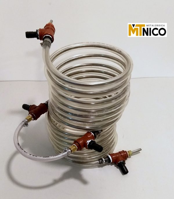 Enfriador Contracorriente Acero Inoxidable 2 Etapas 12 Mts - Imagen 4